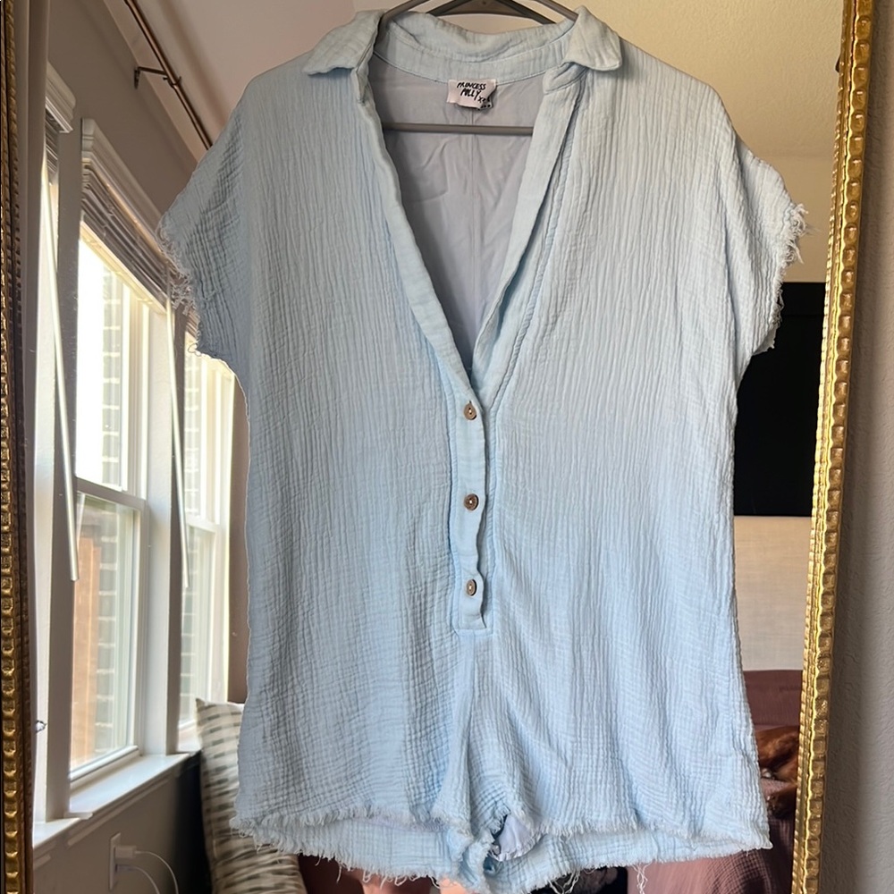 Princess Polly Blue Romper